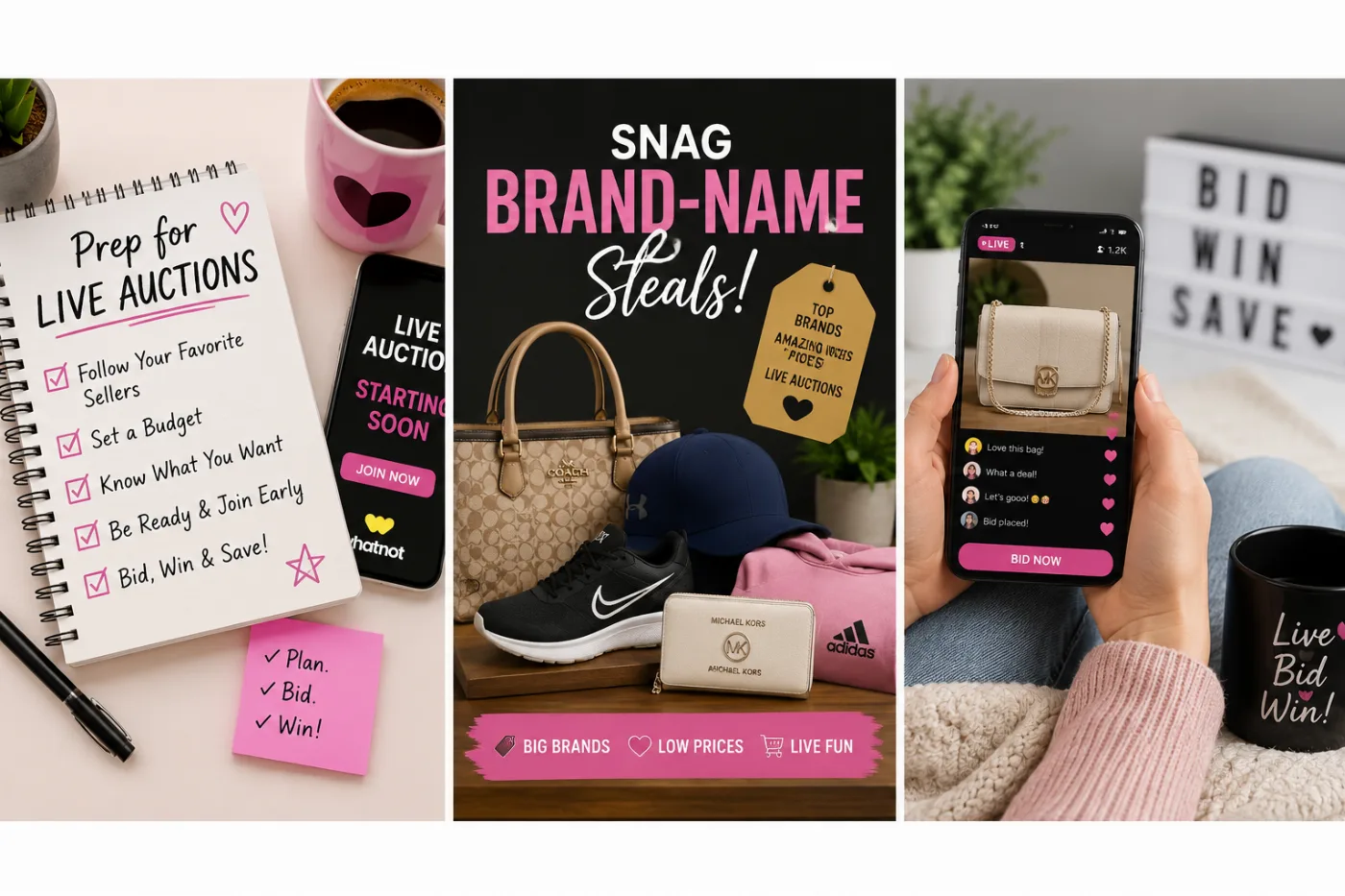 Live auction prep checklist for FrugalFam shoppers